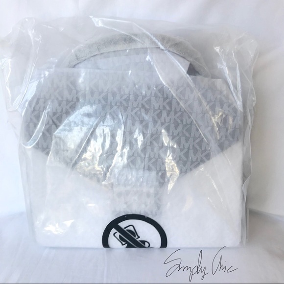 New authentic MK Sloan Leather Tri color satchel - Picture 5 of 5